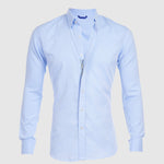 Roberto Russo Fitted Shirt with Integrated Zipper