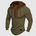 Roberto Russo Pioneer Lace-Up Hooded Sweater