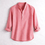 Roberto Russo Striped Henley Shirt