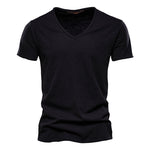 Roberto Russo V-Neck Cotton T-Shirt