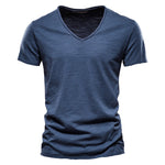 Roberto Russo V-Neck Cotton T-Shirt