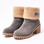 Cl��mence | Mid-Height Wool Boots
