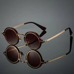 Enzo Vintage Round Sunglasses