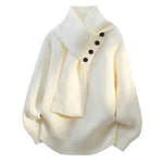 Arlena | Cozy Scarf Neck Sweater