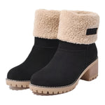 Cl��mence | Mid-Height Wool Boots