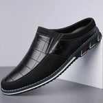 Cavari Leather Mules