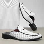 Roucier Genuine Leather Mules
