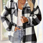 Martin | Chic Plaid Fleece Coat