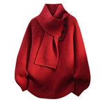 Arlena | Cozy Scarf Neck Sweater
