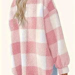 Martin | Chic Plaid Fleece Coat