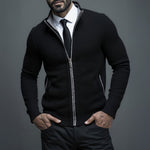Matteo Knit Zip Sweater