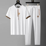Enzo Conti Patterned Casual Set