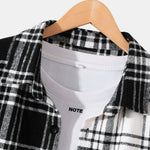 Patchwork Flannel Plaid Overshirt