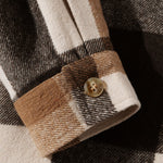 Flannel Plaid Overshirt & Chino Cargo Jogger Pants