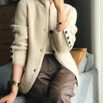 Talyra | Women���s Pure Cashmere Wool Jacket