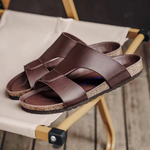 Leather Cork Sandals