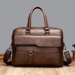 Business Leather Hand Bag