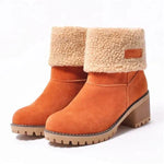 Cl��mence | Mid-Height Wool Boots