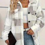 Martin | Stylish Plaid Fleece Jacket