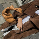 Suzanne | Timeless Suede Trench Coat