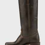 PIPPA | WOMEN'S LEATHER KNEE-HIGH BOOTS WITH HEELS