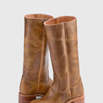 PIPPA | WOMEN'S LEATHER KNEE-HIGH BOOTS WITH HEELS