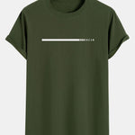 Dream Slogan Print Cotton Arc Hem T-Shirt