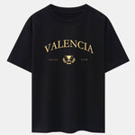 Valencia Print Drop Shoulder Oversize T-Shirt