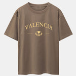 Valencia Print Drop Shoulder Oversize T-Shirt