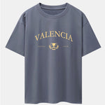 Valencia Print Drop Shoulder Oversize T-Shirt