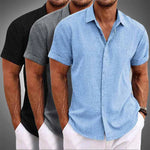 Theodore Willow Tropical Linen Shirt