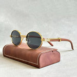 Alphonse Vintage Oval Sunglasses