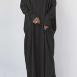 V Neck Slit Hem Sweatshirt Dress