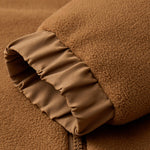 Teddy Lined Polar Fleece Zip-Up Stand Collar Jacket