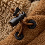 Teddy Lined Polar Fleece Hooded Jacket