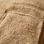 Teddy Lined Polar Fleece Hooded Jacket