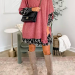 10 Colors V Neck Loose Fit Solid Poncho Sweater