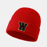 1pc Letter A-Z Warm Knit Beanie Hat