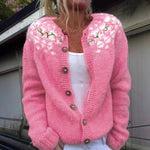 Vivian | Retro Icelandic Knit Cardigan