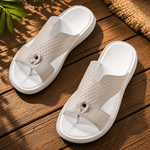 Leather Slide Sandals