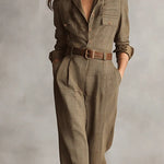 Zara | Chic Checked Jumpsuit