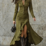 Lunori™ | Valeria Ruffled Maxi Dress