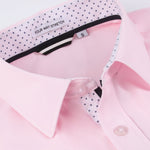 Long Sleeve Contrast Dress Shirt