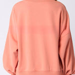 Halloween Coffee Sequin Top Loose Casual Sweatshirt