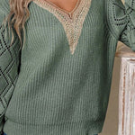 Loose casual pullover women's knitted sweater