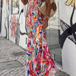 Sling Swing Floor Mopping Dress Beach Long Dress
