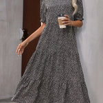 Adelina | Tiered Puff Sleeve Dress