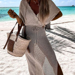 Sailing The Sea Knitted Cover Up Dress