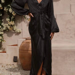Celebrities Elegant Solid Bandage V Neck A Line Dresses