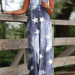Casual and comfortable suspender jumpsuit